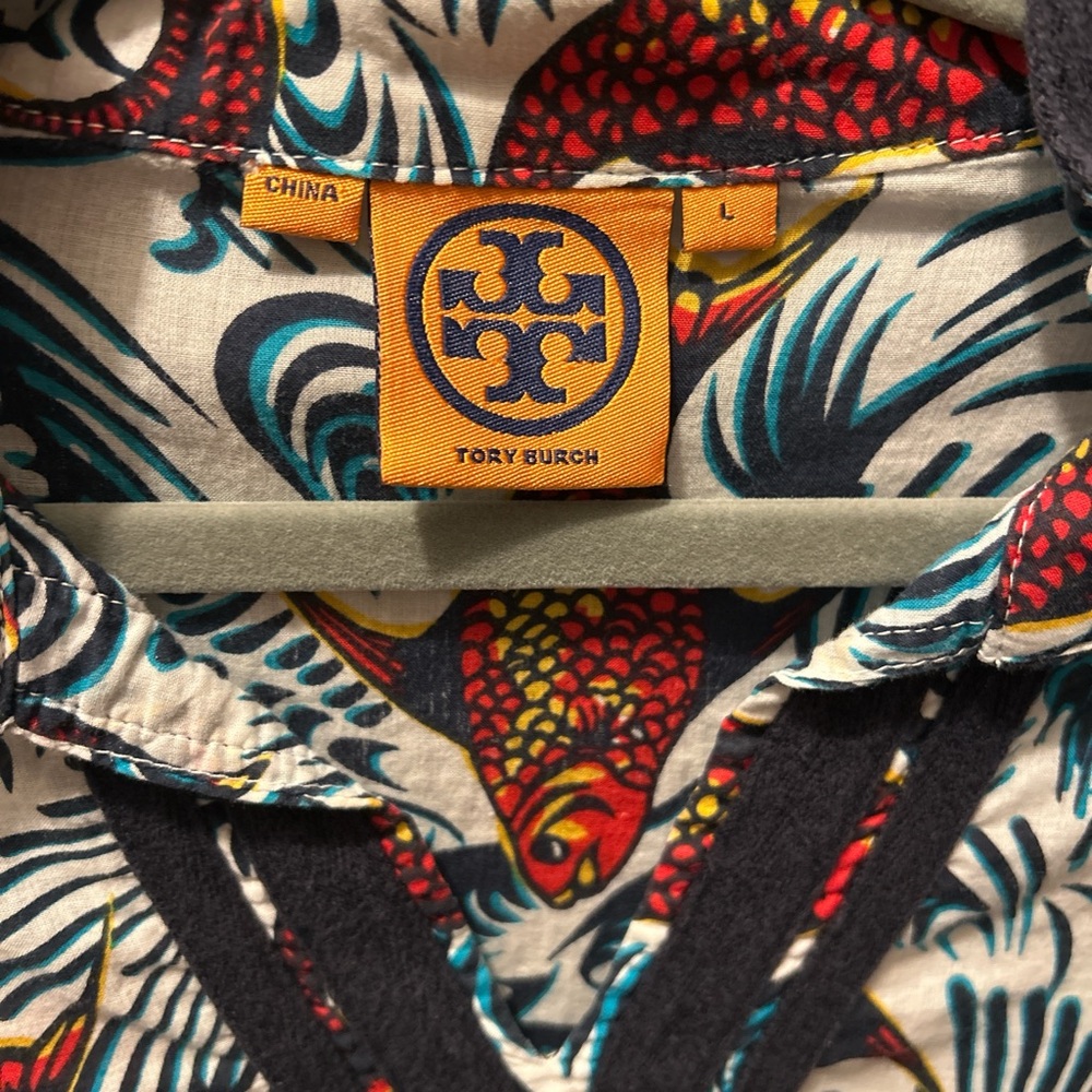 Tory Burch Colorful Graphic Shirt